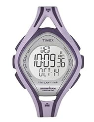 Timex Ironman Sleek Mid-size 150-lap TapScreenTM Digital Grey Dial Womens watch #T5K259