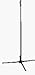 ULTIMATE SUPPORT MCL98 Microphone Stand, One-hand clutch for telescope and base, 40.5"-68.5?, black