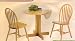 BEAUTIFUL 36DIA ROUND TABLE W.2 DROP-LEAF AND 2 CHAIRS