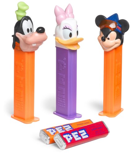 PEZ Disney Mickey, 0.58-Ounce Assorted Candy Dispensers (Pack of 24) by PEZ