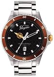 Men's Penguin Logo Black Dial Bracelet Watch - Original Penguin