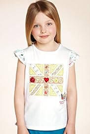 Autograph Pure Cotton Union Flag & Button T-Shirt