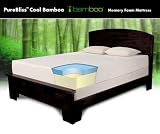 Memory Foam Mattress (Plush) - Cool Bamboo cover - California King (extra long) 9. Cool & Natural Sleep with Activated-Carbon infused memory foam. 120 Night Comfort Guarantee!