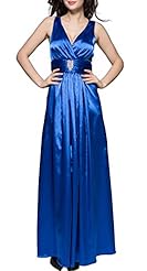 V-neck Fit-and-Flare Cocktail Evening Dress/Homecoming Dress/Party Dress/Wedding Dress/Maxi Dress 