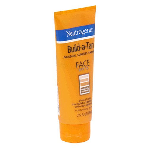 Neutrogena Build-A-Tan Gradual Sunless Tanning for Face, SPF 15, 2.5-OunceTubes (Pack of... by Neutrogena