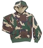 Kids Pullover Camo Sweatshirt with Hood, Medium