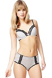 Limited Collection Circle Print Padded A-DD Bra with Modal