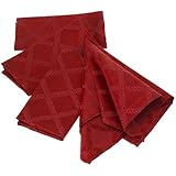 Lenox Laurel Leaf Napkins, Cranberry, Set of 4