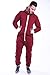 Newfacelook Mens Plain Colored Onesie Hoody All In One Zip Hoodie Jumpsuit