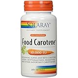 Food Carotene 10,000 IU Solaray 200 Softgel
