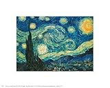 IMAGE OF The Starry Night, c.1889 Art Poster PRINT Vincent Van Gogh 10x8