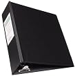 Avery Durable Binder for 5.5 x 8.5 Inch Pages, 2-Inch Round Ring, Black, 1 Binder (27554)