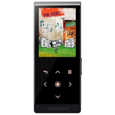 Samsung YP T 10 JAU Tragbarer MP3-/ Video-Player 4 GB (QVGA OLED Display, integrierter FM-Tuner, Blue Tooth 2.0) purple
