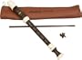 Aulos Aulos Classroom Recorder Soprano 3 Piece English Woodgrain Finish A703Bw