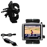 TomTom ONE Regional Auto Vent Holder with Car Charger - Uses Gomadic TipExchange