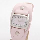 Sequel London by Sekonda Pink Piano Detail Dial Leather Strap Ladies Watch 8567