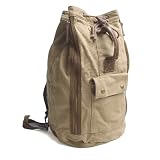 Khaki Paratrooper Canvas Sport Backpack