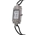 Geneva Platinum Womens Rectangle Face Cord