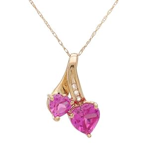 Necklace With 3.42ctw Sapphires and Topazes Yellow Gold Length 18in