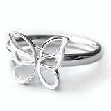 Bling Jewelry NY Fifth Ave Designer Inspired Sterling Silver Enchanted Butterfly Ring