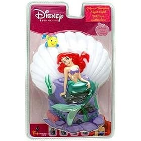 Disney's The Little Mermaid Color Changing Night Light - Auto On Off by Disney