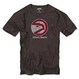 Atlanta Hawks Charcoal '47 Brand Vintage Primary Logo Scrum Tee