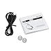 Rymemo Wireless Bluetooth 4.1 Stereo Headphone with Microphone - Silver/White