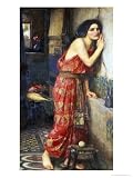 Thisbe or The Listener, c.1909 Stretched Canvas Poster Print