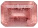 Jewelry : MIN .95CT 7X5MM EMERALD CUT RHODOCHROSITE