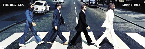 GB eye Ltd, The Beatles, Abbey Road, Door Poster (53x158cm), DP0257