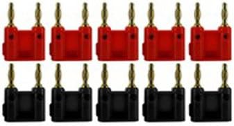 Sewell Dual Tip Banana Plug Clips - 10 Pack