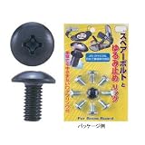 UNIX(ユニックス) SPARE BOLT・トラス型 ブラック 8mm SB08-66