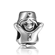 Happy Nurse Charm 925 Sterling Silver Pandora Compatible
