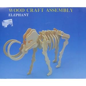 Wood Craft Assembly: Elephant