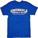 Community Greendale Community College GCC Human Beings Blue Adult T-shirt Tee