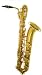 Orpheo Baritone Saxophone With Brass Lacquered Finish