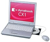 ���������I�@���Ãm�[�gPC ���Ł@dynabook CX1/212CDEW(Celeron M 1.2Ghz/RAM 512M/HDD 40G/DVD�}���`/����LAN/Win XP)