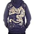 KU long sleeve zipped hoody