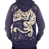KU long sleeve zipped hoody