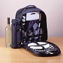 ALL IN ONE PICNIC TRAVEL BACKPACK PLATES CUTLERY SET