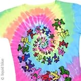 GRATEFUL DEAD T-Shirt - Spiral Bears (Tie-Dye)