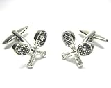 Tennis Ball & Racket Cufflinks
