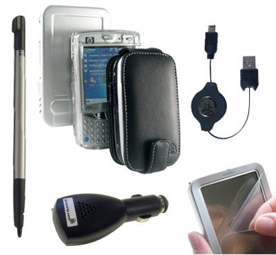 Childrens Toyshop  Computer : Mobility Bundle (Palm Treo 700) - Alu-Leather Case - Book Type