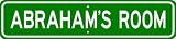 ABRAHAM ROOM SIGN - Personalized Gift Boy or Girl, Aluminum