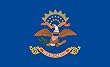 Valley Forge Nylon North Dakota State Flag, measures 3-Foot x 5-Foot
