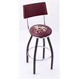 Mississippi State Bulldogs 30 Single-ring Swivel Bar Stool with seat back