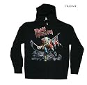 Iron Maiden - Scuffed Trooper Zipper Hoodie Sweatshirt