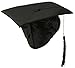 Black Graduation Hat Cap with Black Tassel