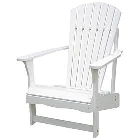 Adirondack Lounge Chair - White by 