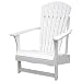 Adirondack Lounge Chair - White
